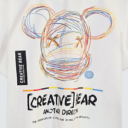 [CREATIVE BEAR] Graphic T-Shirt (UNISEX / WOMEN – OVERFIT)
