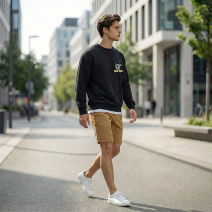 Camp Bear Graphic Sweatshirt (UNISEX / WOMEN – OVERFIT)