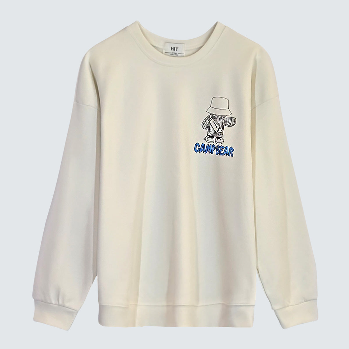 Camp Bear Graphic Sweatshirt (UNISEX / WOMEN – OVERFIT)