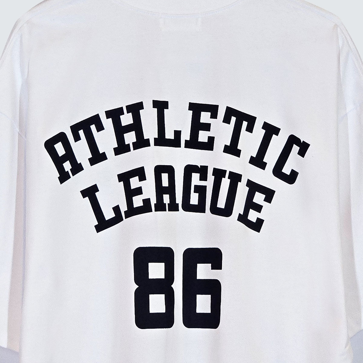 Athletic League 86 Graphic Cotton T-Shirt — (UNISEX / WOMEN – OVERFIT)