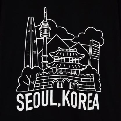 SEOUL, KOREA LANDMARK Graphic Tee (UNISEX / WOMEN – OVERFIT)