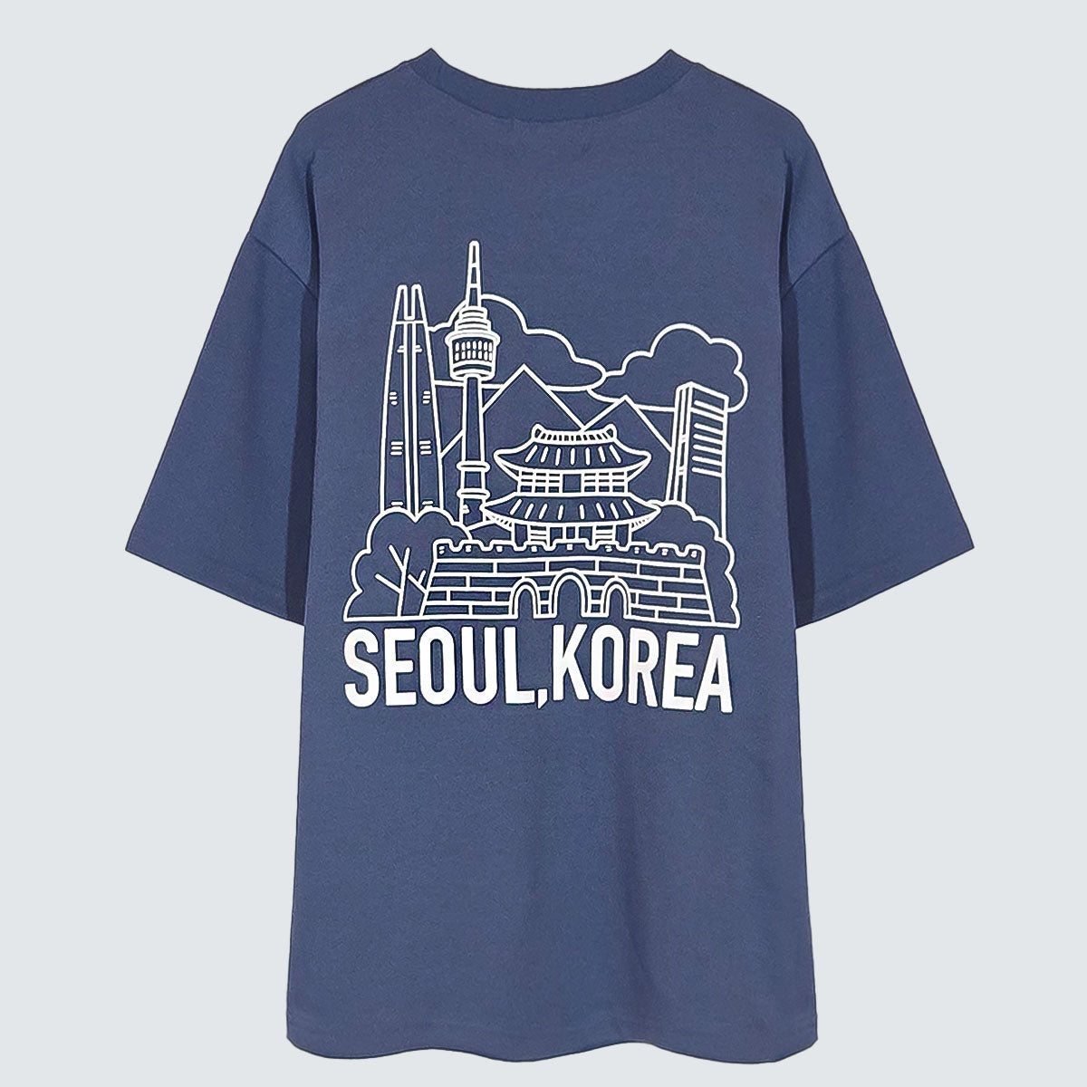 SEOUL, KOREA LANDMARK Graphic Tee (UNISEX / WOMEN – OVERFIT)