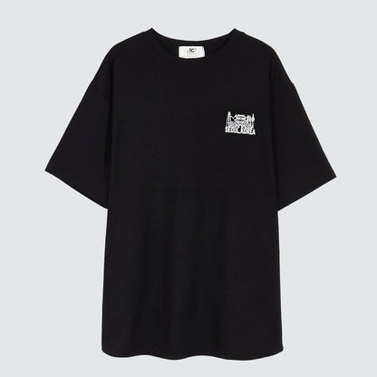 SEOUL, KOREA LANDMARK Graphic Tee (UNISEX / WOMEN – OVERFIT)
