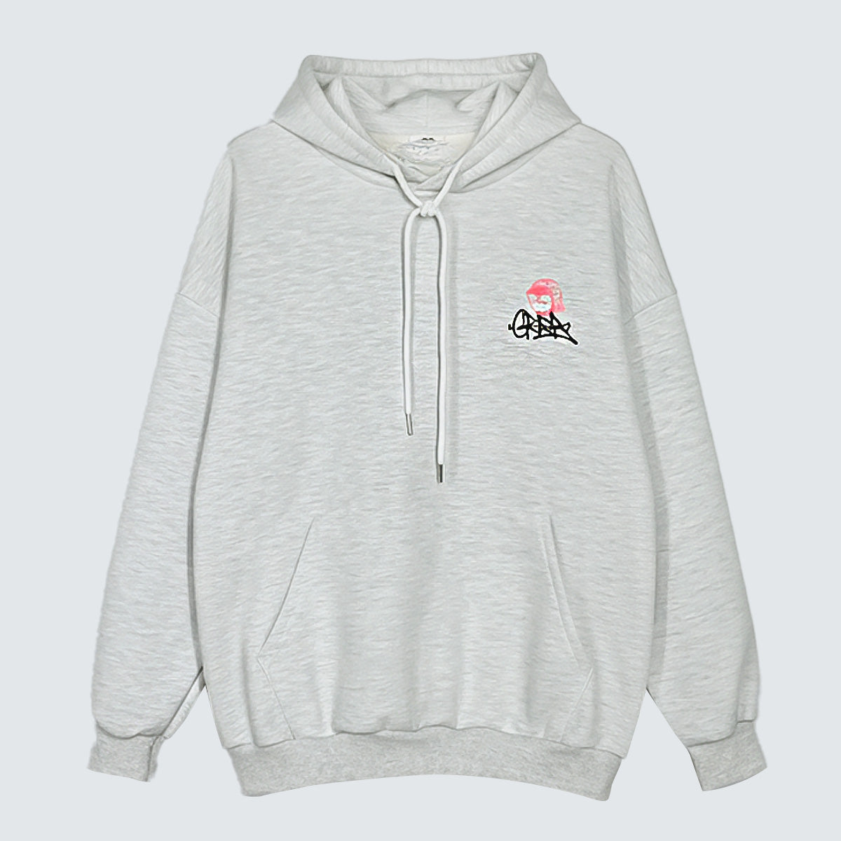 POWERCAT Hoodie — Graphic Street Cat Design  (UNISEX / WOMEN – OVERFIT)