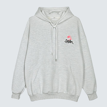 POWERCAT Hoodie — Graphic Street Cat Design  (UNISEX / WOMEN – OVERFIT)