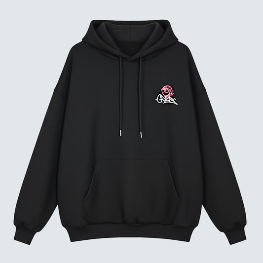 POWERCAT Hoodie — Graphic Street Cat Design  (UNISEX / WOMEN – OVERFIT)