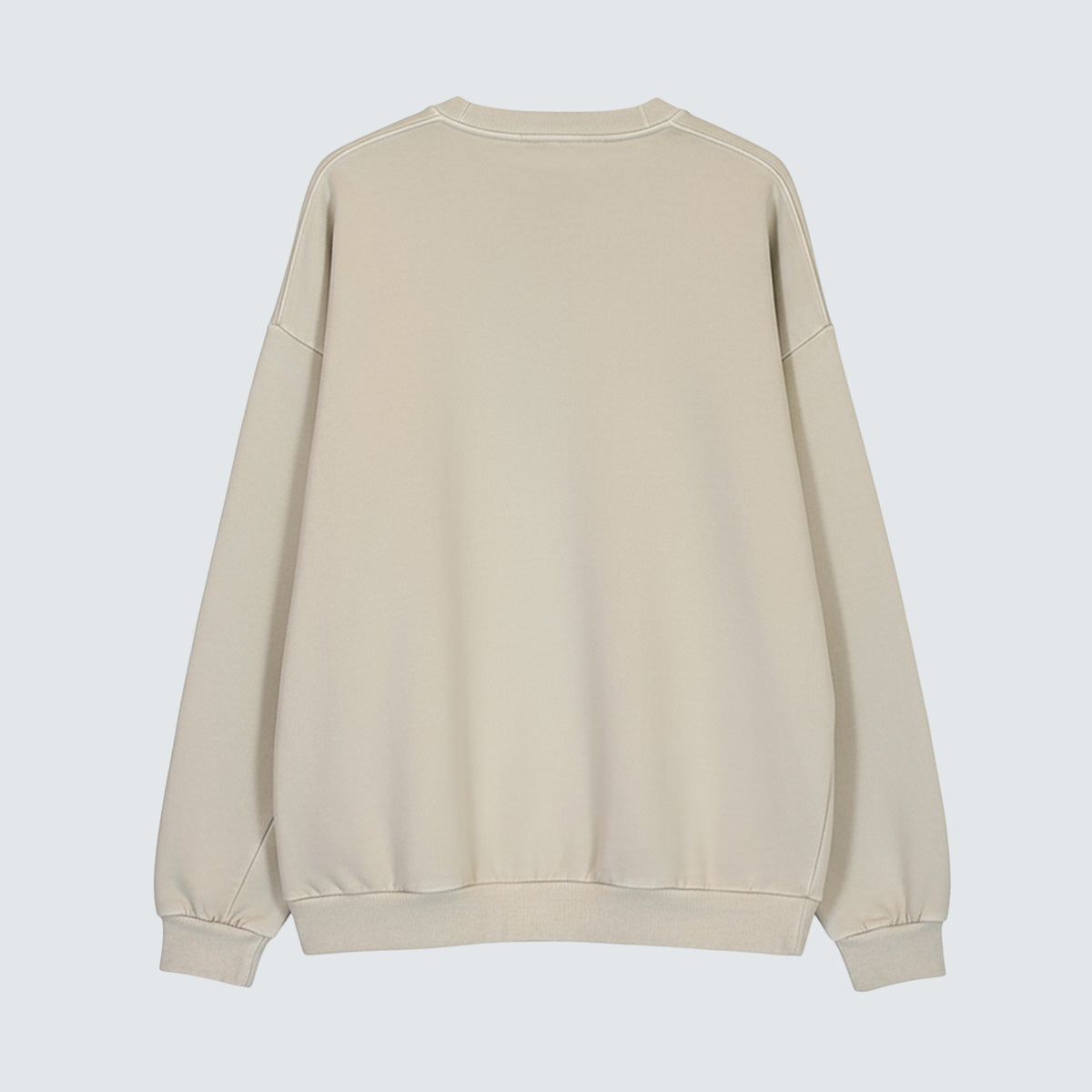 Pigment Dyed Circle Graphic Sweatshirt - Women One Size