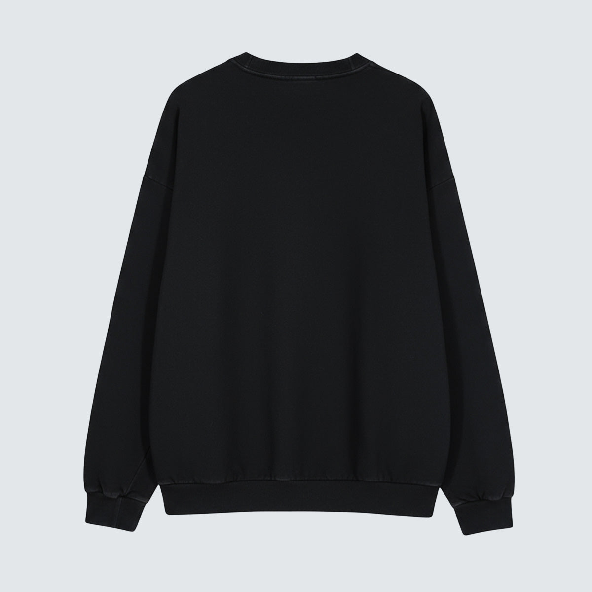 Pigment Dyed Circle Graphic Sweatshirt - Women One Size