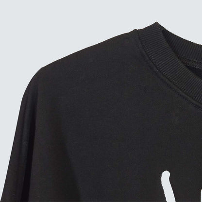 I Think We Should Stay in Bed Pigment Dyed Crop Sweatshirt - Women One Size