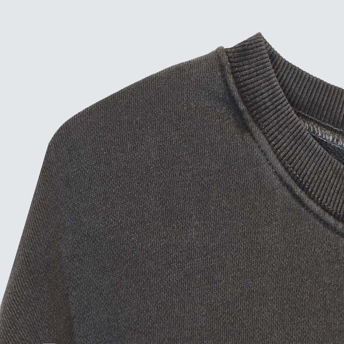 I Think We Should Stay in Bed Pigment Dyed Crop Sweatshirt - Women One Size