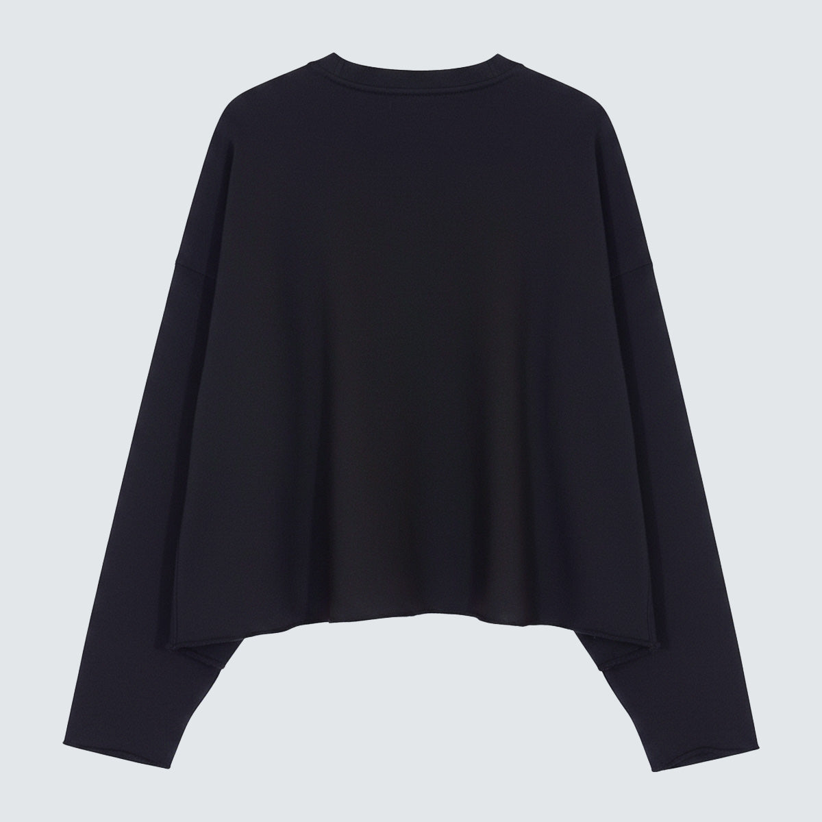 I Think We Should Stay in Bed Pigment Dyed Crop Sweatshirt - Women One Size