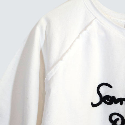 Somewhere Better Embroidered 7/10 Sleeve Sweatshirt – Women One Size