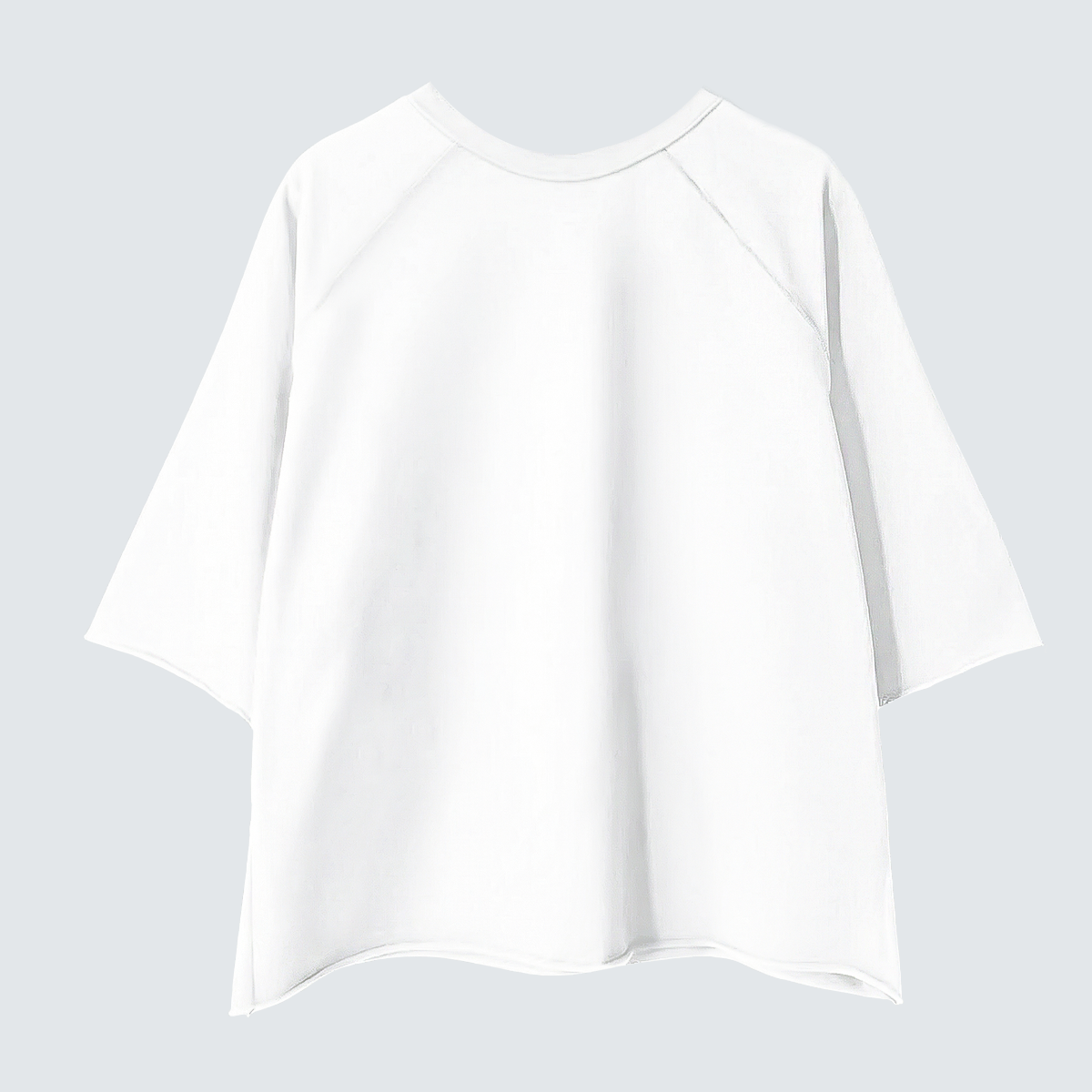 Minimal Patch Ring 7/10 Sleeve Top - Women One Size
