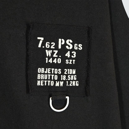 Minimal Patch Ring 7/10 Sleeve Top - Women One Size