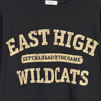 East High Wildcats 3/4 Sleeve Graphic Tee – Women One Size