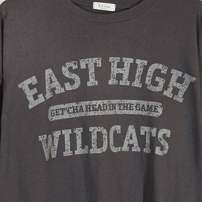 East High Wildcats 3/4 Sleeve Graphic Tee – Women One Size