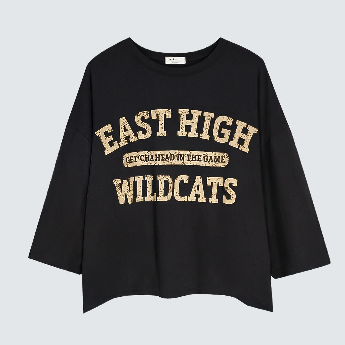 East High Wildcats 3/4 Sleeve Graphic Tee – Women One Size
