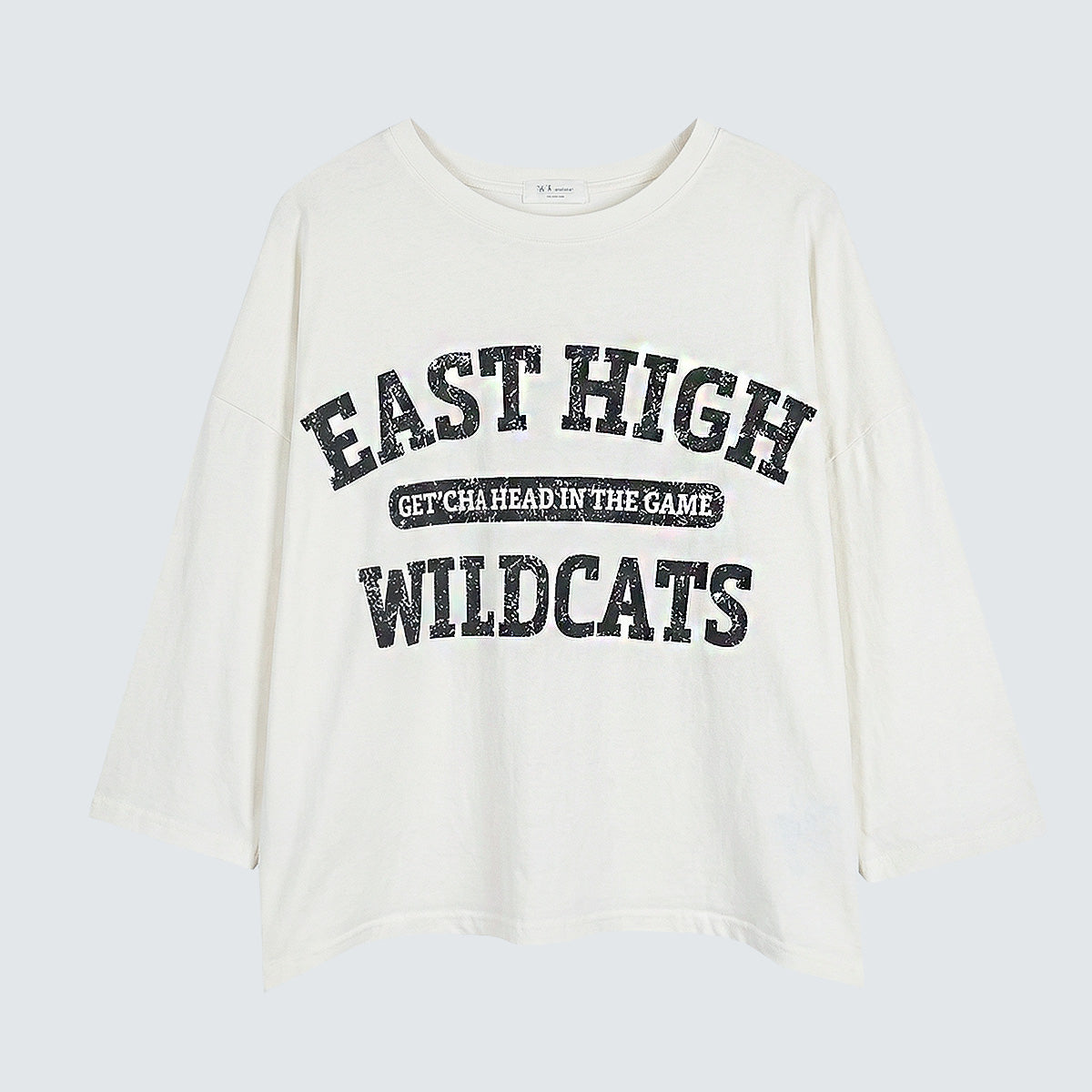 East High Wildcats 3/4 Sleeve Graphic Tee – Women One Size