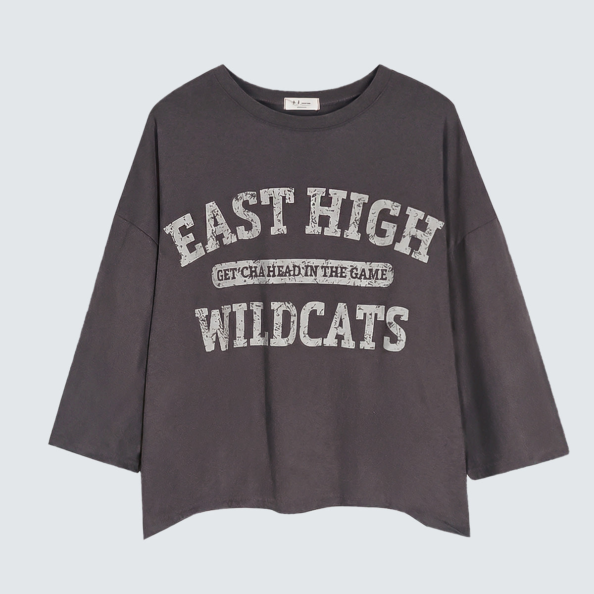 East High Wildcats 3/4 Sleeve Graphic Tee – Women One Size
